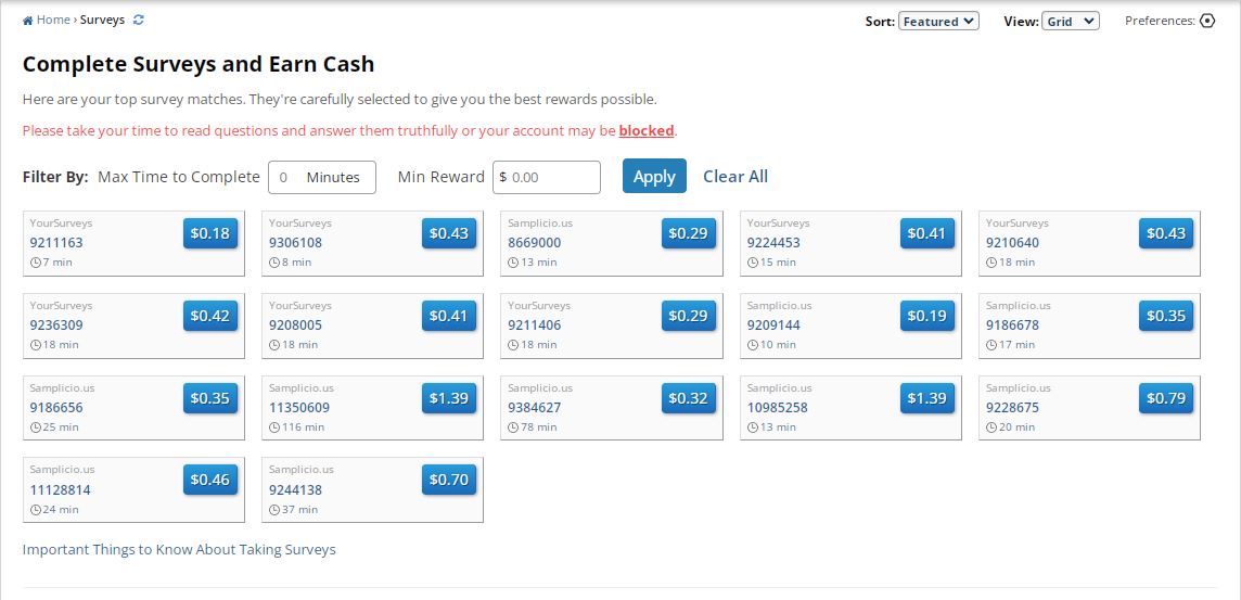 ySense(ClixSense)